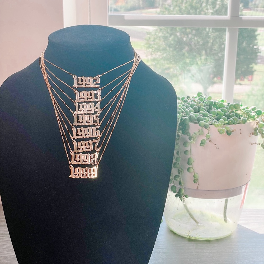 Birth Year Necklace
